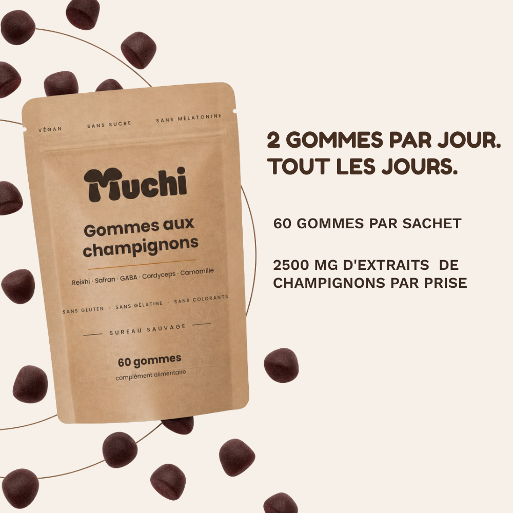 Gomme aux champignons