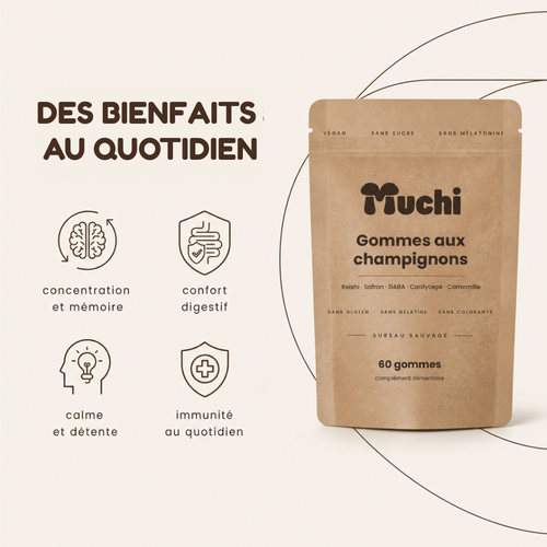 Gomme aux champignons